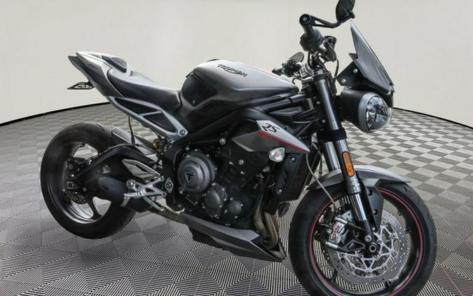 2018 Triumph Street Triple RS Matt Silver Ice RS