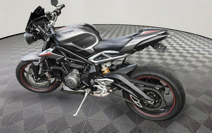 2018 Triumph Street Triple RS Matt Silver Ice