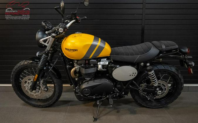 2024 Triumph Scrambler 900 Cosmic Yellow/Graphite