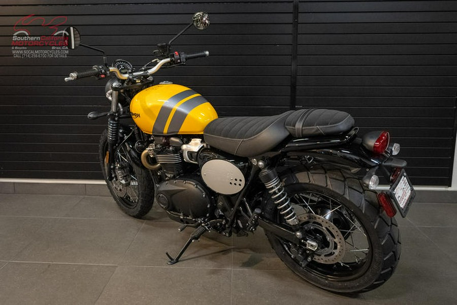 2024 Triumph Scrambler 900 Cosmic Yellow/Graphite