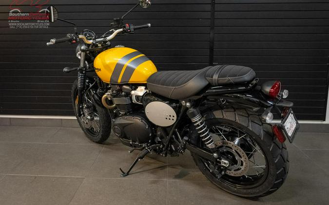 2024 Triumph Scrambler 900 Cosmic Yellow/Graphite