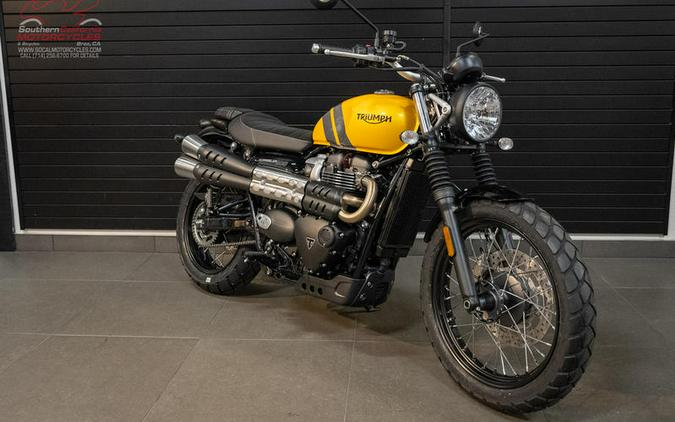 2024 Triumph Scrambler 900 Cosmic Yellow/Graphite