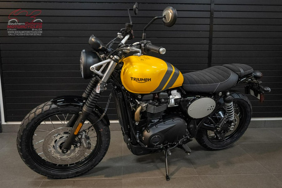 2024 Triumph Scrambler 900 Cosmic Yellow/Graphite