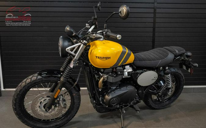 2024 Triumph Scrambler 900 Cosmic Yellow/Graphite