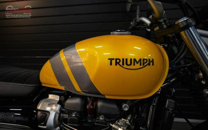 2024 Triumph Scrambler 900 Cosmic Yellow/Graphite