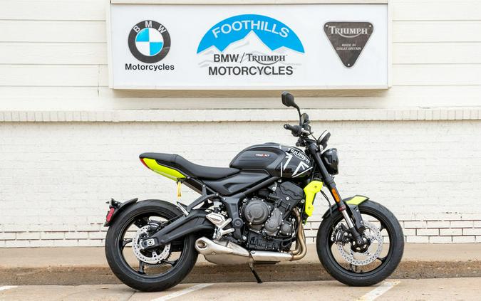 2024 Triumph Trident 660 Jet Black/Triumph Racing Yellow