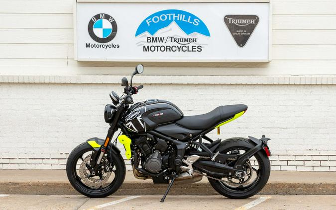 2024 Triumph Trident 660 Jet Black/Triumph Racing Yellow