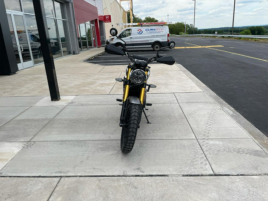 2024 Triumph Scrambler 400 X Matte Khaki Green / Fusion White