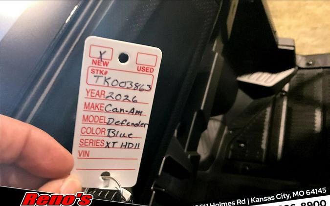 2026 Can-Am Defender XT HD11 w/10.25 INFOTAINMENT