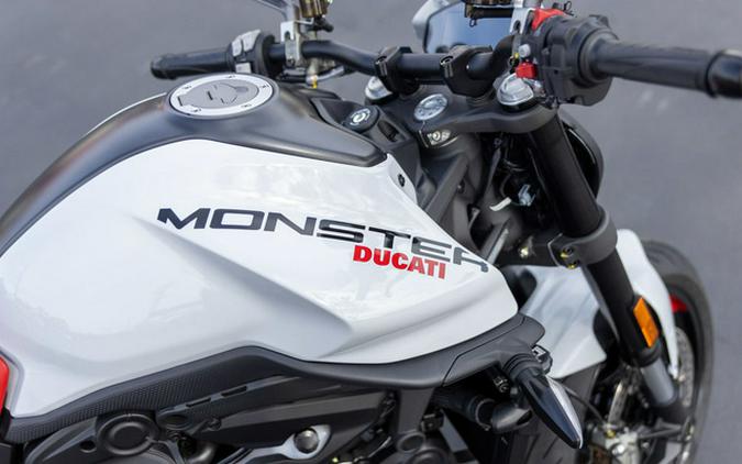 2025 Ducati Monster Plus Pixel AND Iceberg white