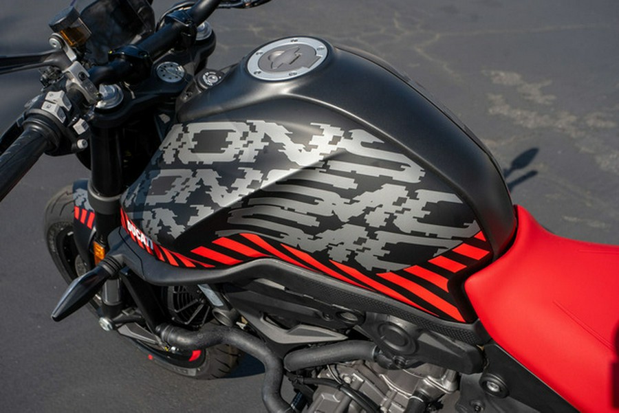 2025 Ducati Monster Plus Pixel AND Iceberg white