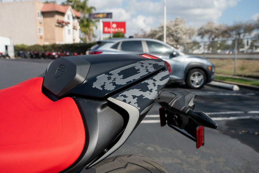 2025 Ducati Monster Plus Pixel AND Iceberg white