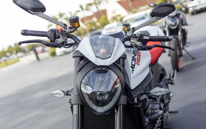 2025 Ducati Monster Plus Pixel AND Iceberg white