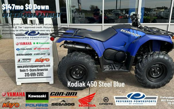 2024 Yamaha Kodiak 450 Steel Blue