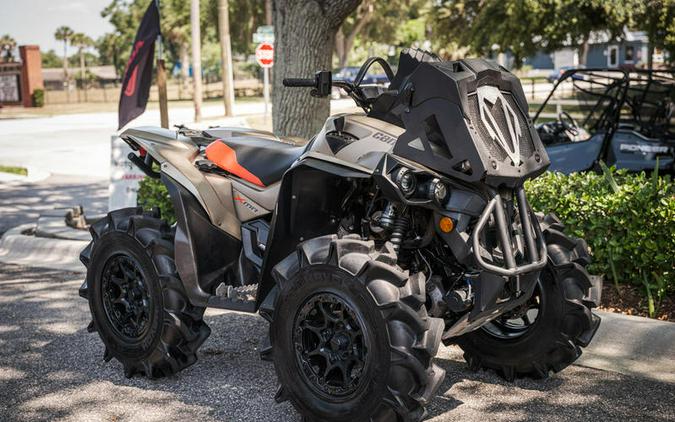 2022 Can-Am® Renegade X mr 1000 R Liquid Titanium & Magma Red