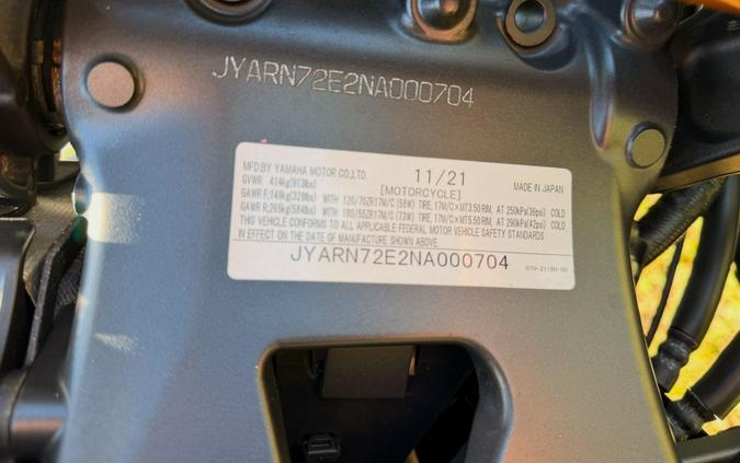 2022 Yamaha Motor Corp., USA MT-09 SP