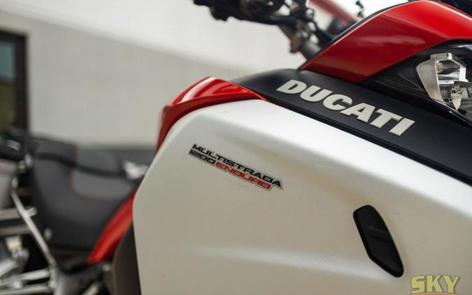 2018 Ducati Multistrada 1200 Enduro Touring Red