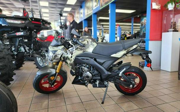 2025 Kawasaki Z125 PRO Cypher Camo Beige