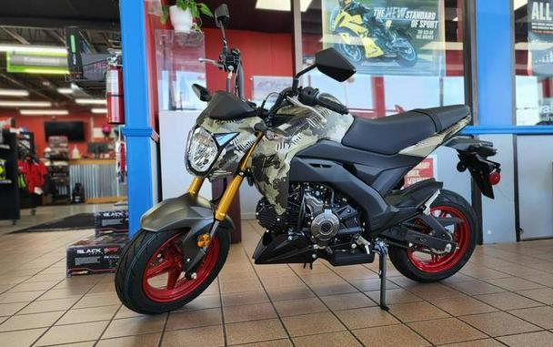 2025 Kawasaki Z125 PRO Cypher Camo Beige