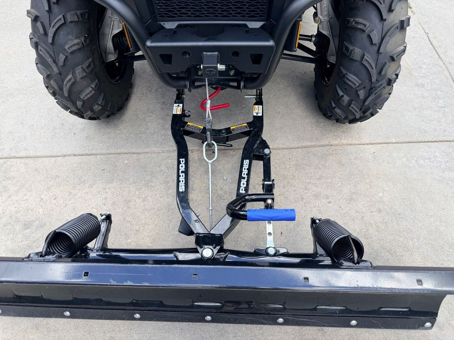 2022 SPORTSMAN 450 H.O. UTILITY SAGE GREEN WITH PLOW - Polaris