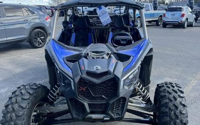 2024 Can-Am® Maverick X3 MAX X rs Turbo RR with Smart-Shox Dazzling Blue & Carbon Black