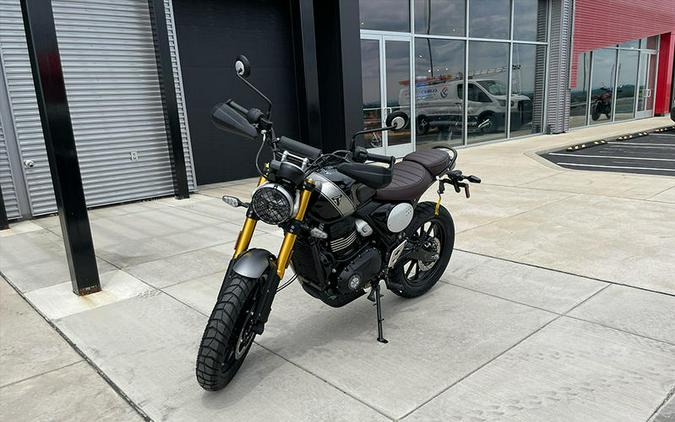 2024 Triumph Scrambler 400 X Phantom Black / Silver Ice