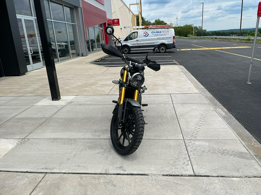 2024 Triumph Scrambler 400 X Phantom Black / Silver Ice