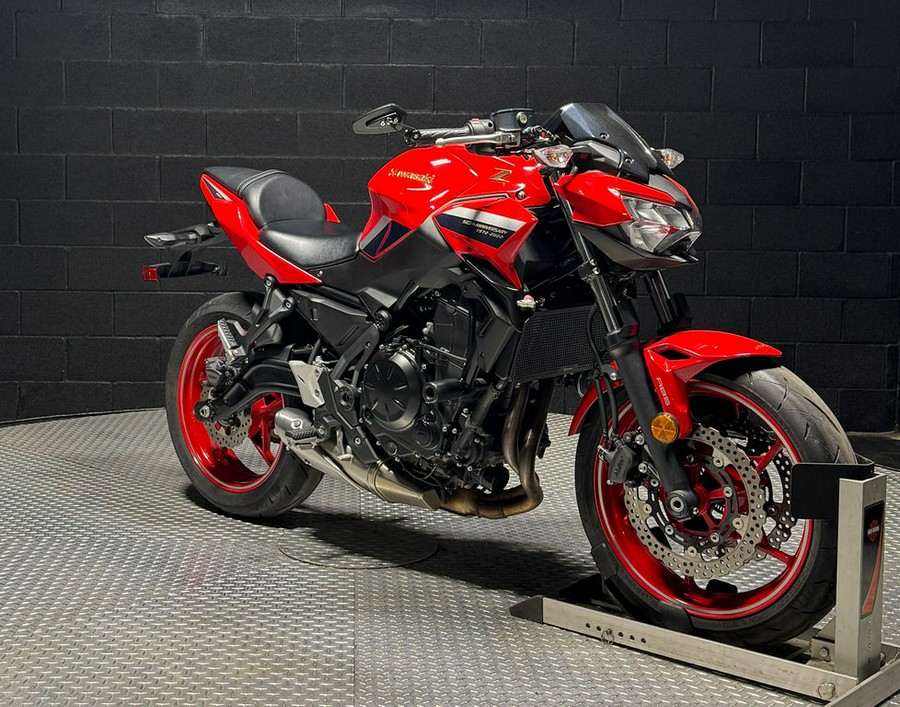 2022 Kawasaki Z650 50th Anniversary