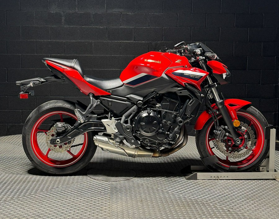 2022 Kawasaki Z650 50th Anniversary