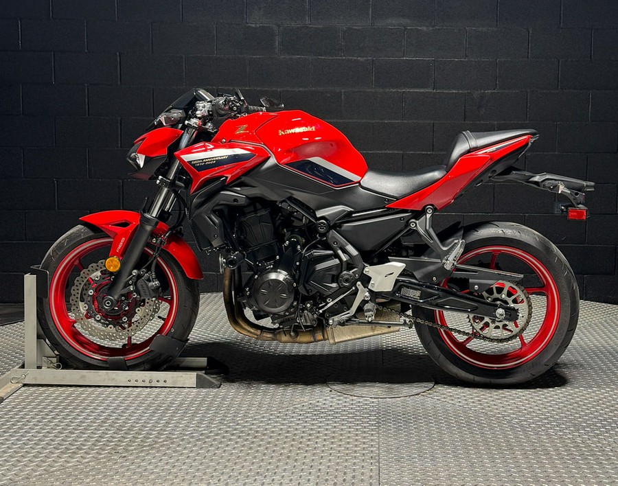 2022 Kawasaki Z650 50th Anniversary