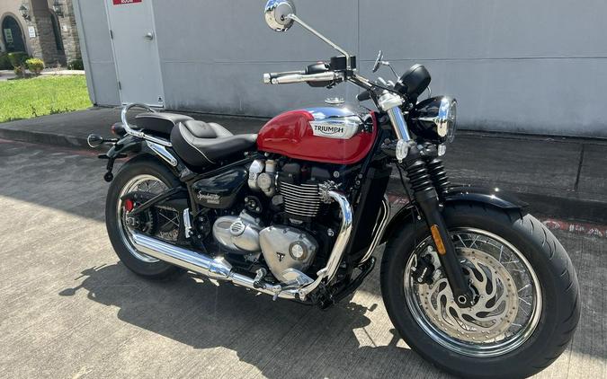 2023 Triumph Bonneville Speedmaster Chrome Edition Diablo Red