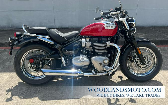 2023 Triumph Bonneville Speedmaster Chrome Edition Diablo Red