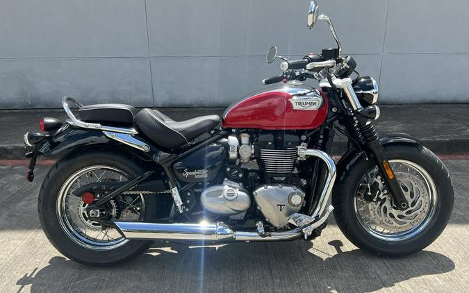 2023 Triumph Bonneville Speedmaster Chrome Edition Diablo Red