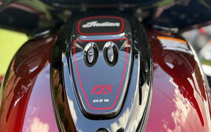 2026 Indian ROADMASTER ELITE, 125 RED W/ BLK CRSTL 125th Anniversary