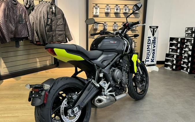 2024 Triumph Trident 660 Jet Black/Triumph Racing Yellow