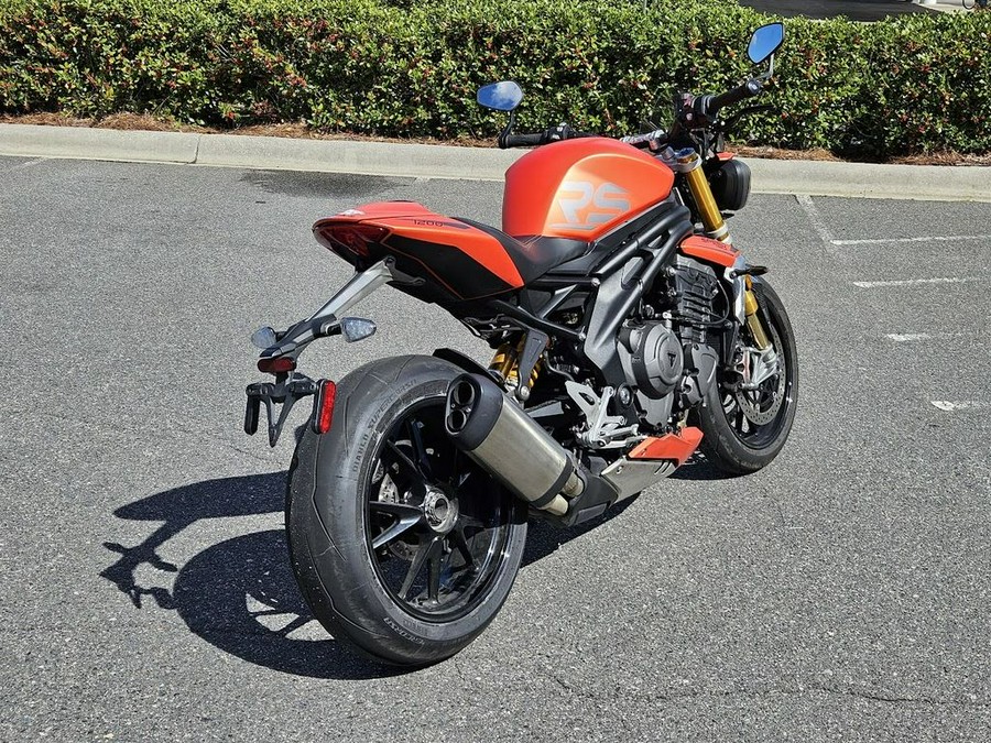 2023 Triumph Speed Triple 1200 RS Matte Baja Orange