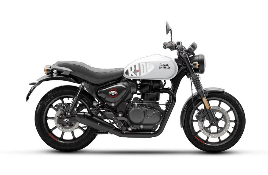 2023 Royal Enfield Hunter 350 Dapper White