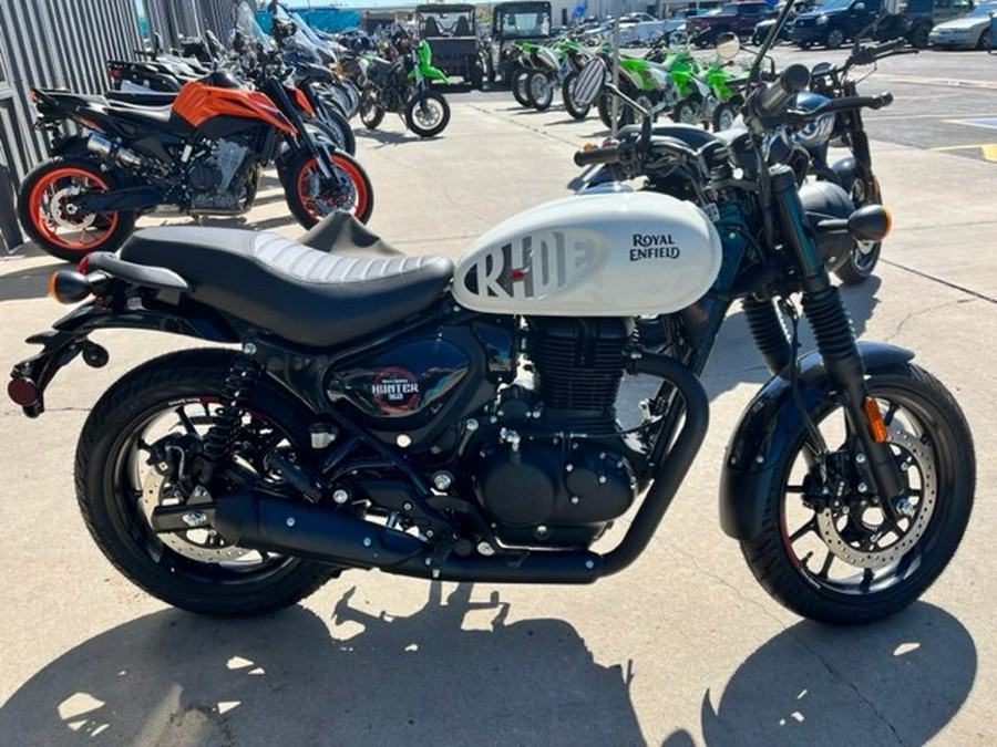 2023 Royal Enfield Hunter 350 Dapper White