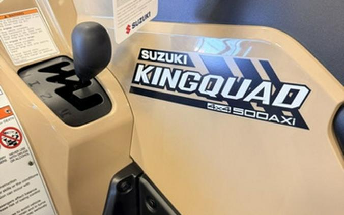 2026 Suzuki KingQuad 500 AXi Power Steering
