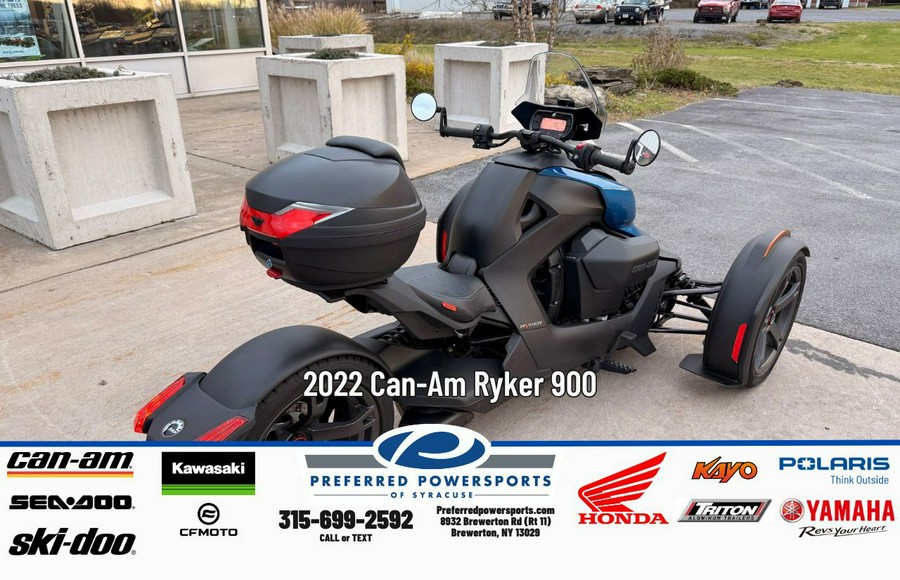 2022 Can-Am Ryker 900 Blue