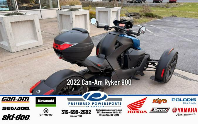 2022 Can-Am Ryker 900 Blue