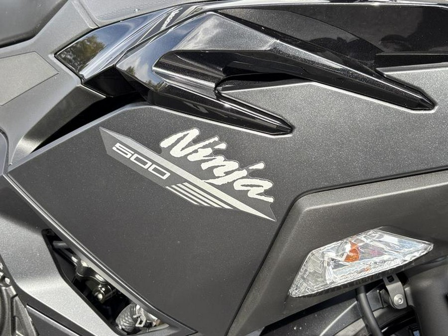 2026 Kawasaki Ninja® 500 Metallic Flat Spark Black