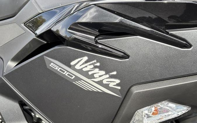 2026 Kawasaki Ninja® 500 Metallic Flat Spark Black