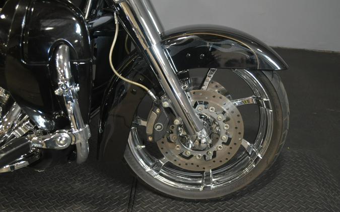 2012 Harley-Davidson CVO Street Glide Crimson Mist Black/Dark Slate with Flame Graphic
