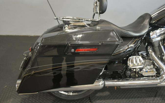 2012 Harley-Davidson CVO Street Glide Crimson Mist Black/Dark Slate with Flame Graphic