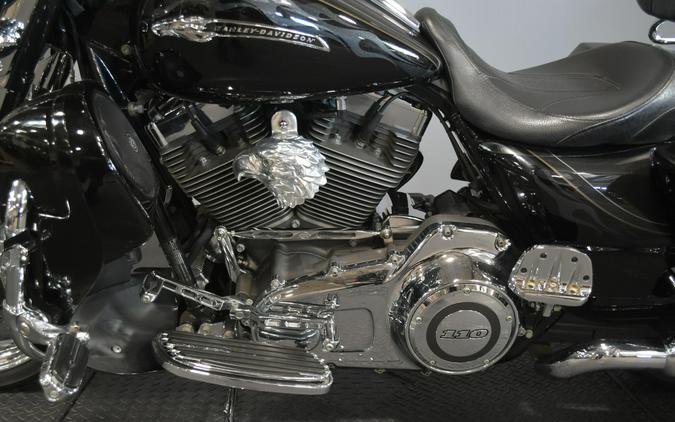 2012 Harley-Davidson CVO Street Glide Crimson Mist Black/Dark Slate with Flame Graphic