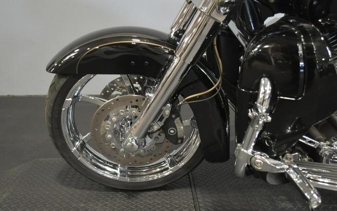 2012 Harley-Davidson CVO Street Glide Crimson Mist Black/Dark Slate with Flame Graphic