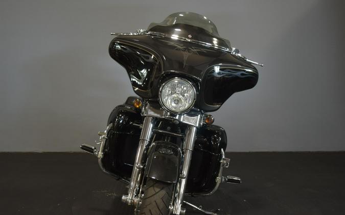 2012 Harley-Davidson CVO Street Glide Crimson Mist Black/Dark Slate with Flame Graphic