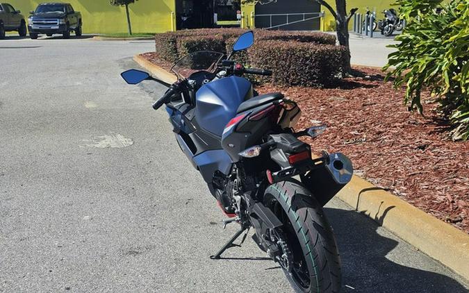 2026 Kawasaki Ninja 500 ABS Metallic Matte Twilight Blue