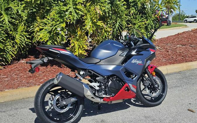 2026 Kawasaki Ninja 500 ABS Metallic Matte Twilight Blue